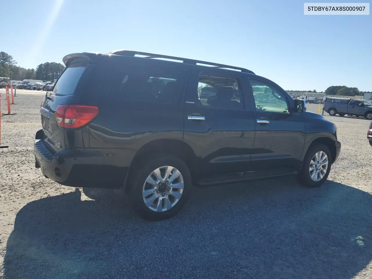 5TDBY67AX8S000907 2008 Toyota Sequoia Platinum