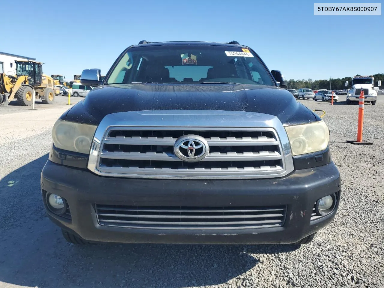 2008 Toyota Sequoia Platinum VIN: 5TDBY67AX8S000907 Lot: 75254444