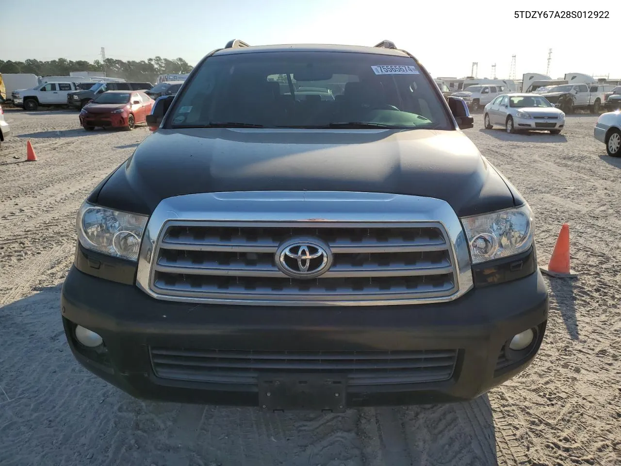 2008 Toyota Sequoia Platinum VIN: 5TDZY67A28S012922 Lot: 75565674