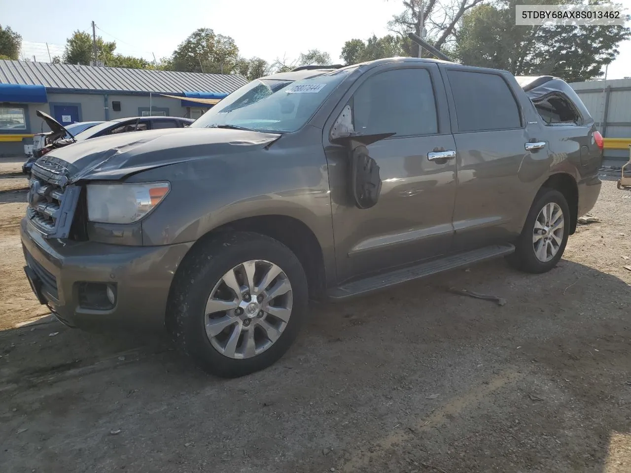 2008 Toyota Sequoia Limited VIN: 5TDBY68AX8S013462 Lot: 75807844