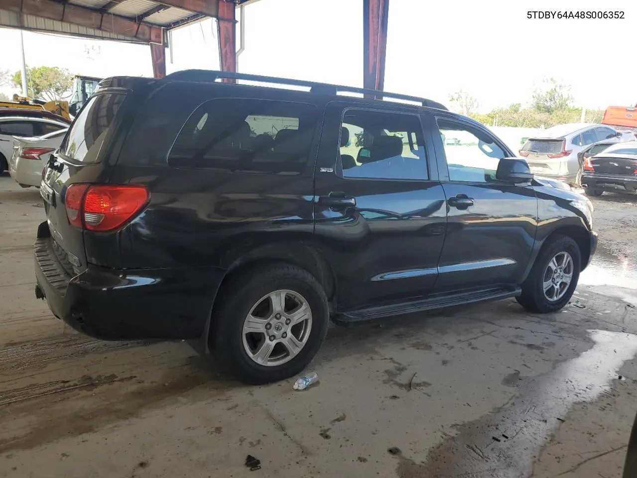 2008 Toyota Sequoia Sr5 VIN: 5TDBY64A48S006352 Lot: 76745244