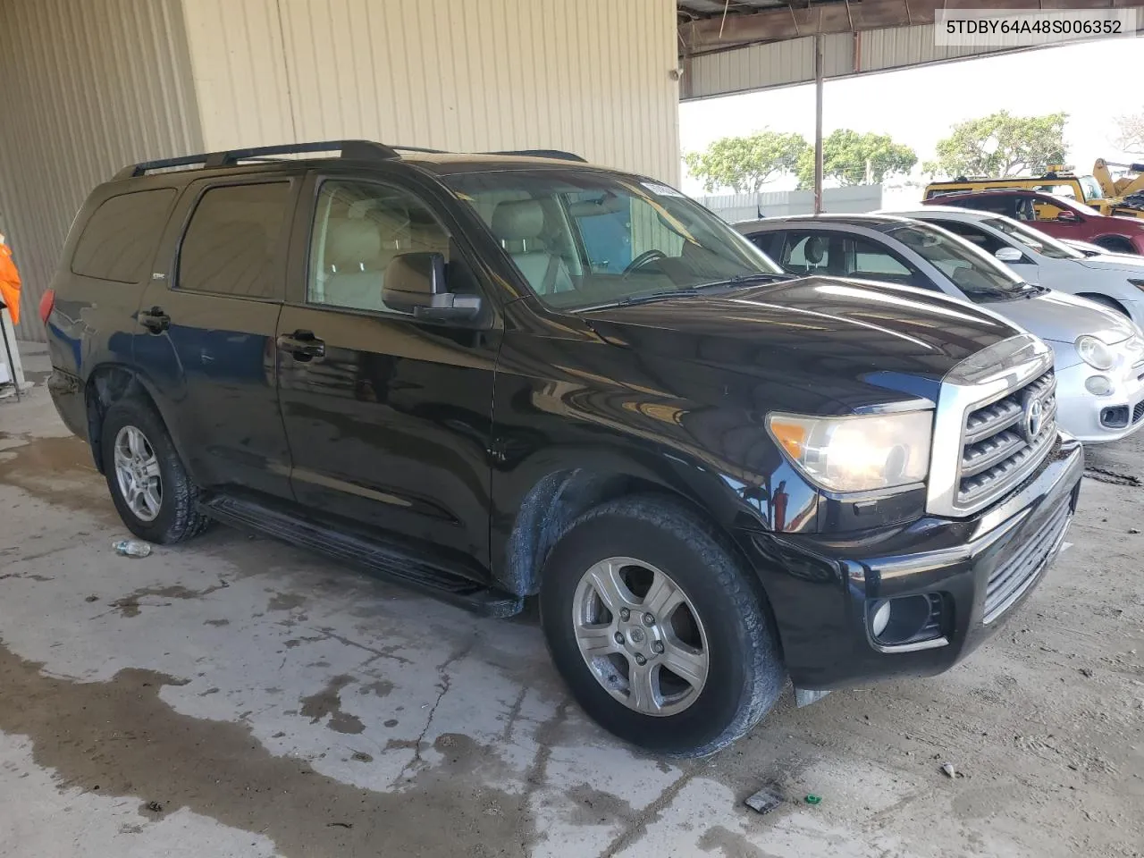 2008 Toyota Sequoia Sr5 VIN: 5TDBY64A48S006352 Lot: 76745244