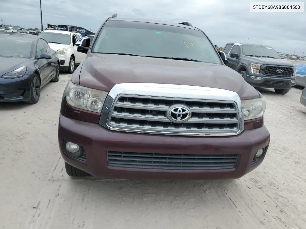 2008 Toyota Sequoia Limited VIN: 5TDBY68A98S004560 Lot: 76892314