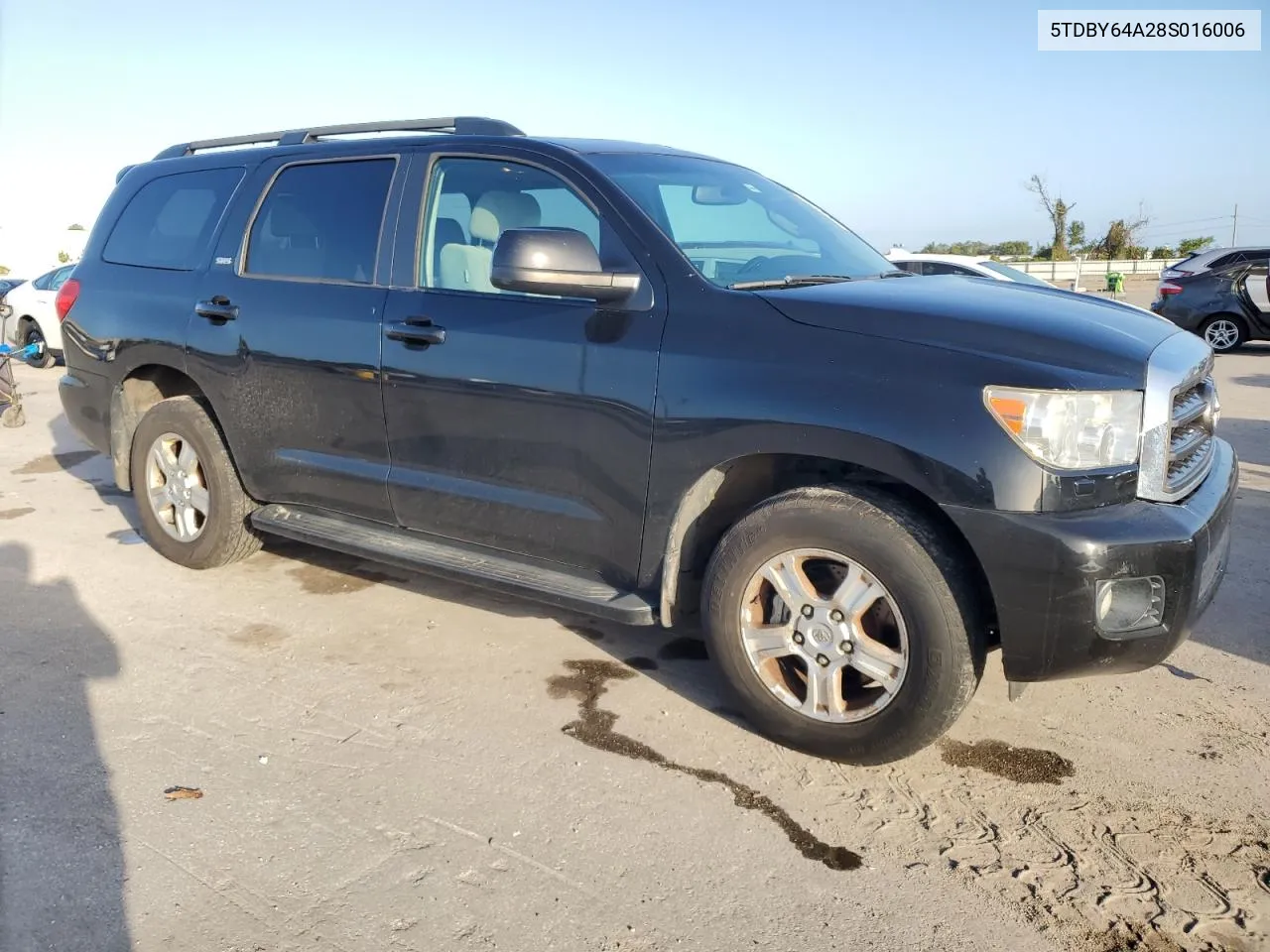 2008 Toyota Sequoia Sr5 VIN: 5TDBY64A28S016006 Lot: 77033264