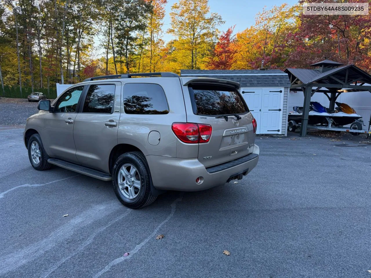 2008 Toyota Sequoia Sr5 VIN: 5TDBY64A48S009235 Lot: 77077514