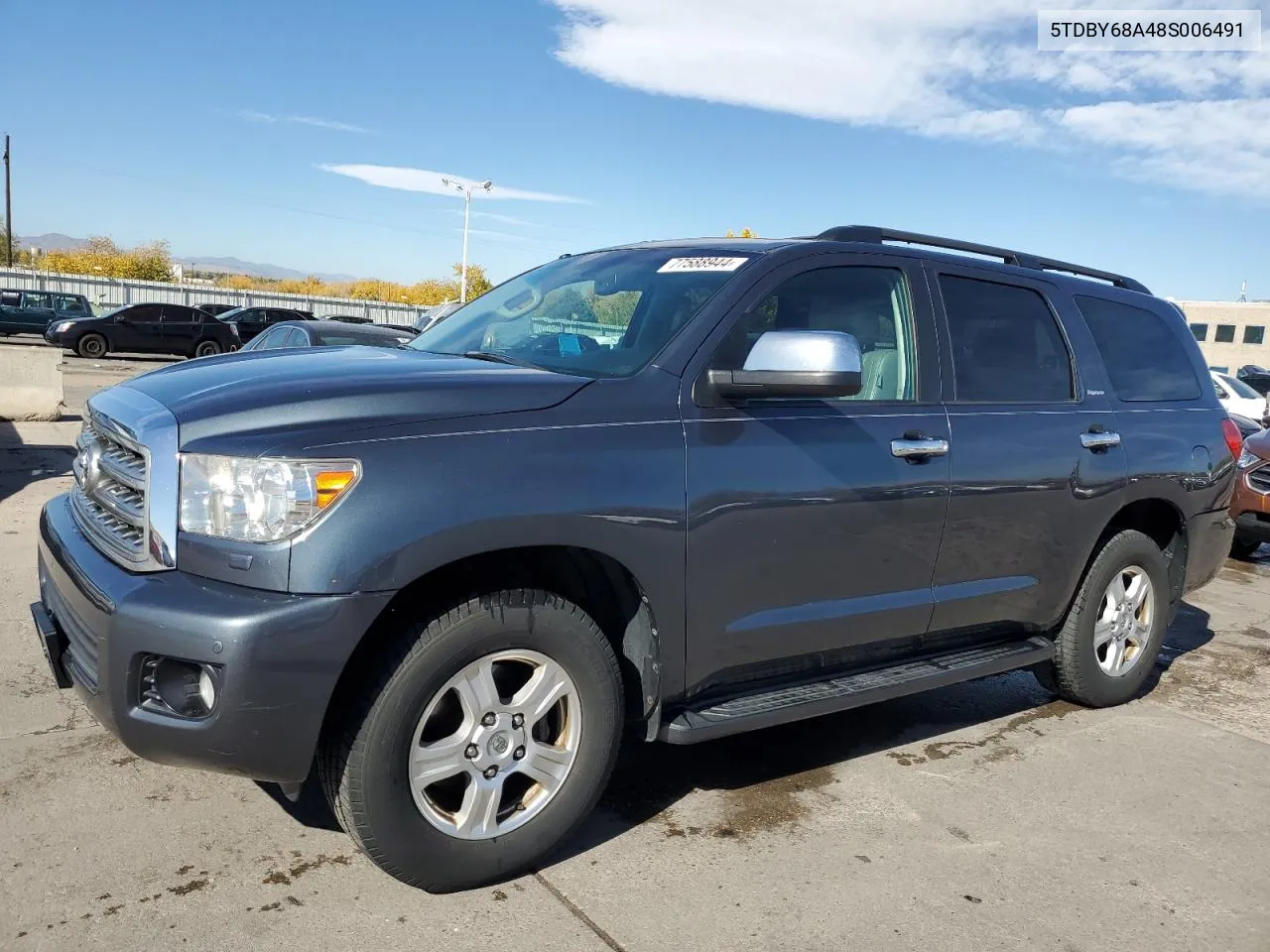 2008 Toyota Sequoia Limited VIN: 5TDBY68A48S006491 Lot: 77588944