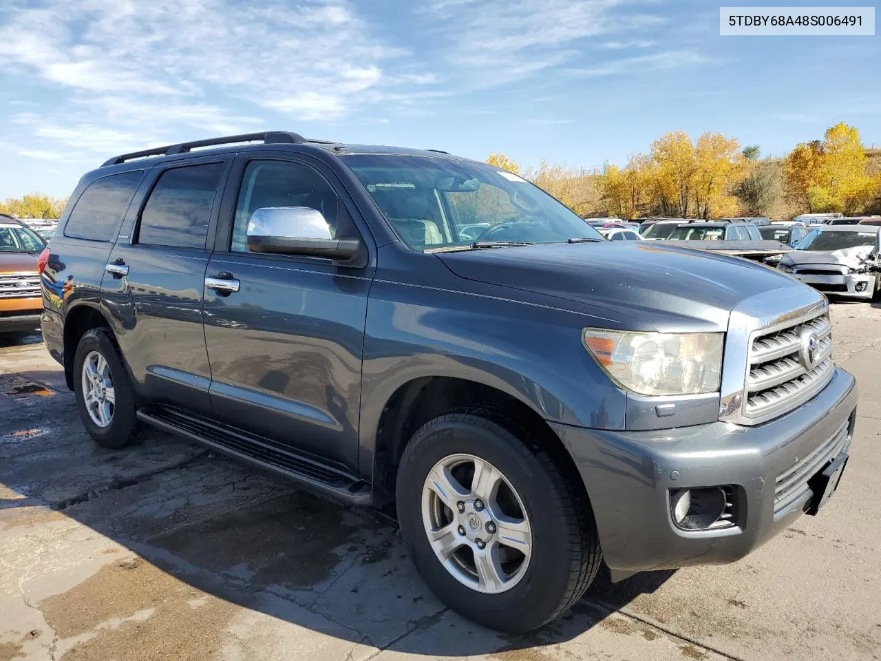 2008 Toyota Sequoia Limited VIN: 5TDBY68A48S006491 Lot: 77588944