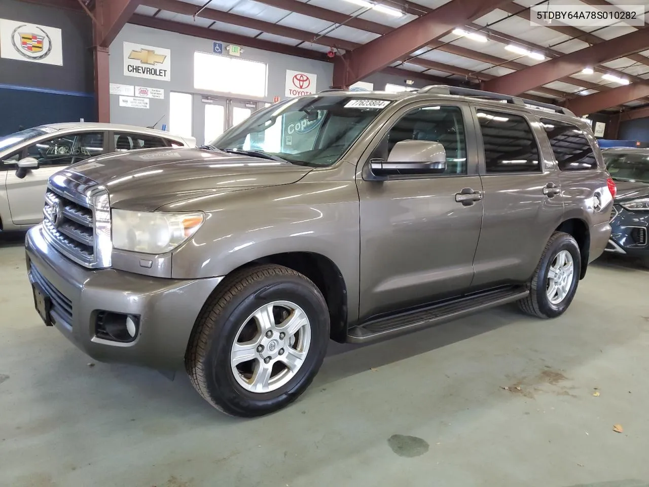 2008 Toyota Sequoia Sr5 VIN: 5TDBY64A78S010282 Lot: 77623804