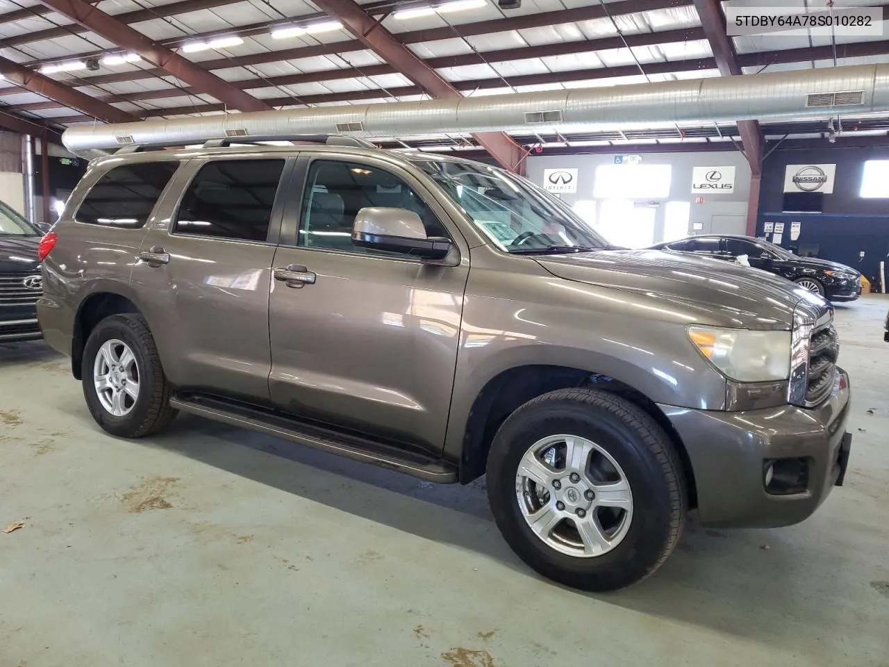 2008 Toyota Sequoia Sr5 VIN: 5TDBY64A78S010282 Lot: 77623804