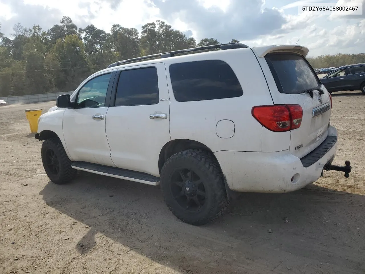 2008 Toyota Sequoia Limited VIN: 5TDZY68A08S002467 Lot: 78644954