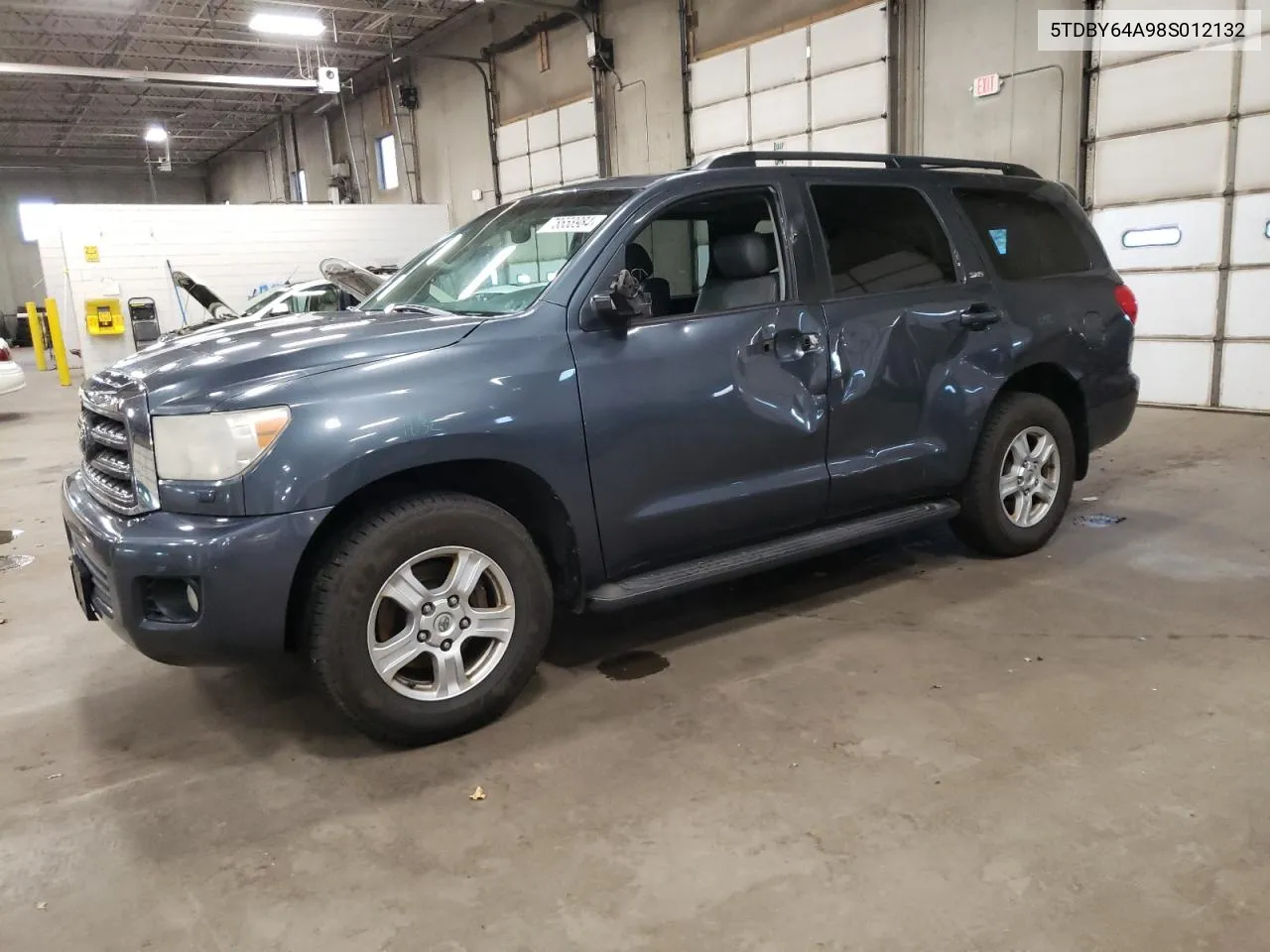 2008 Toyota Sequoia Sr5 VIN: 5TDBY64A98S012132 Lot: 78658984