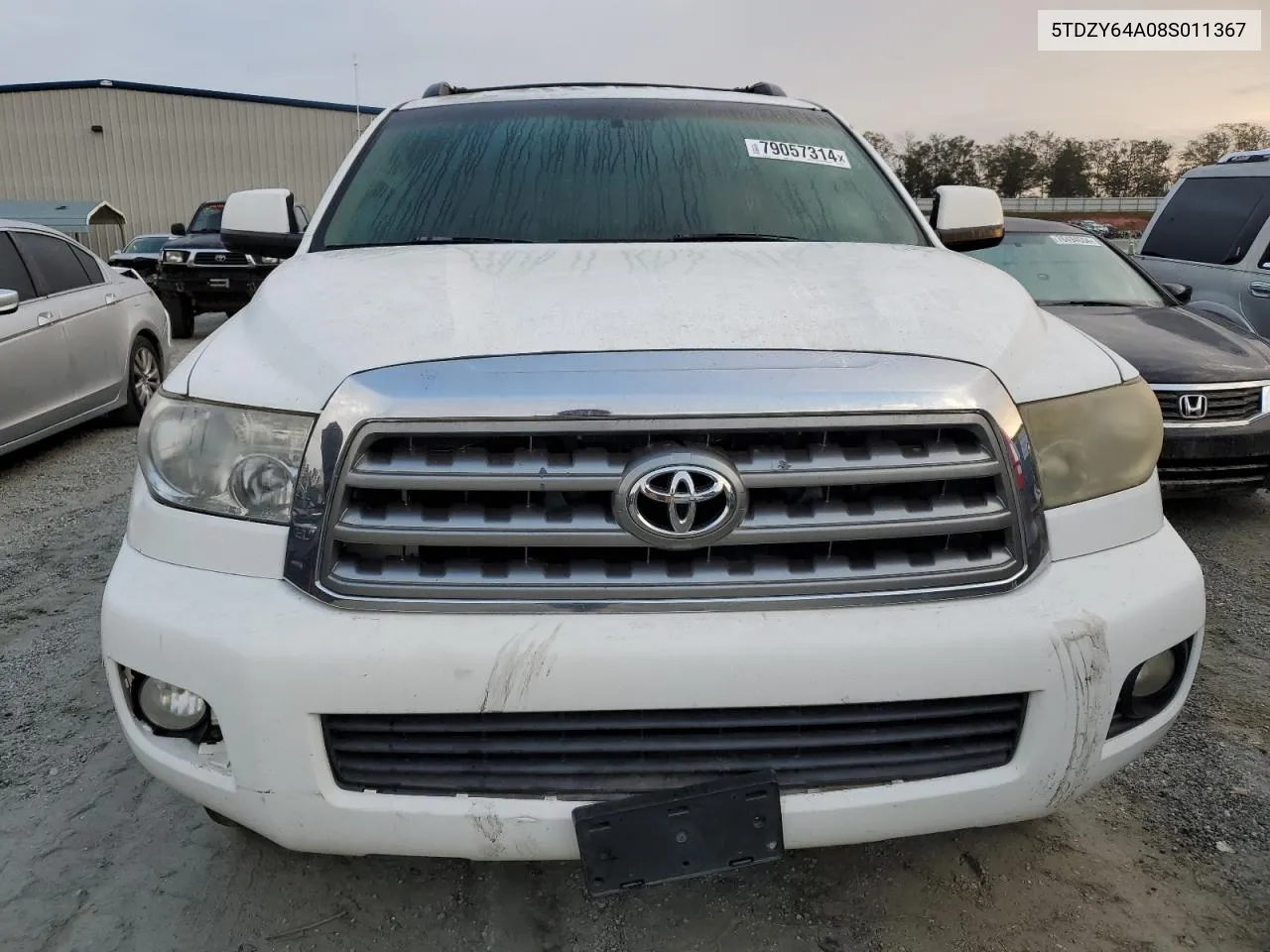 2008 Toyota Sequoia Sr5 VIN: 5TDZY64A08S011367 Lot: 79057314