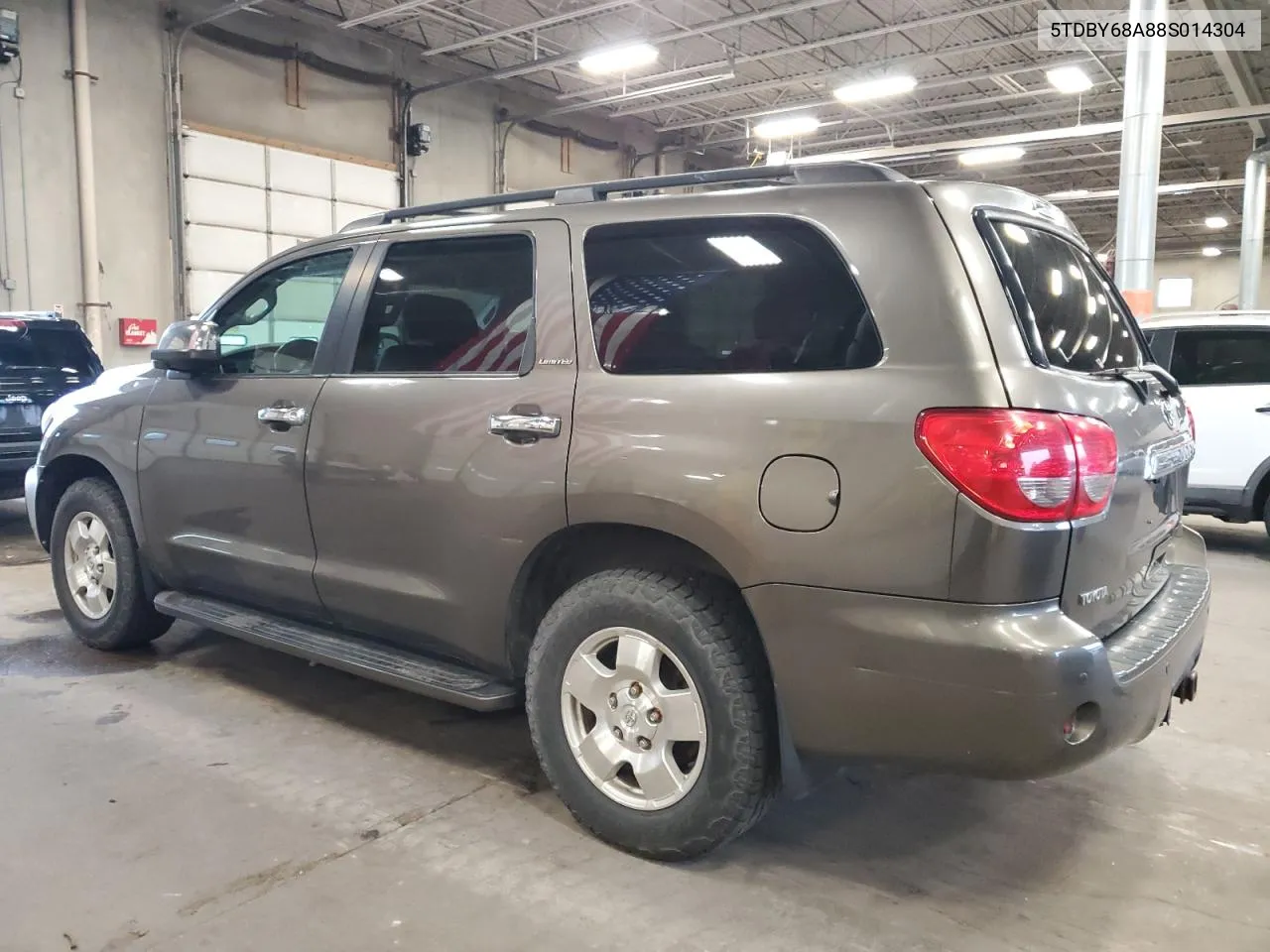 2008 Toyota Sequoia Limited VIN: 5TDBY68A88S014304 Lot: 79297644