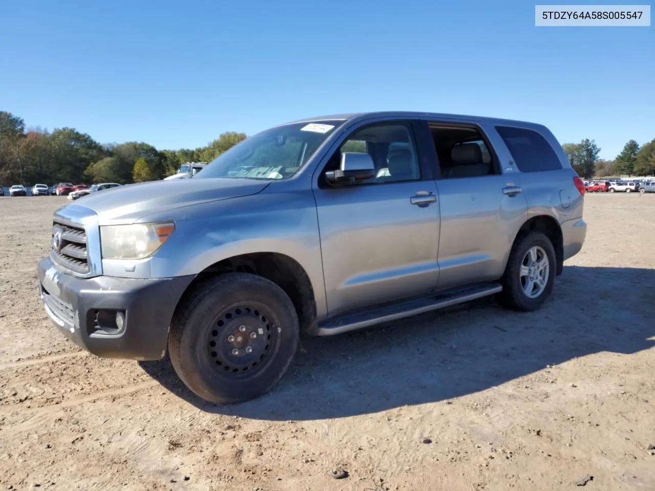 2008 Toyota Sequoia Sr5 VIN: 5TDZY64A58S005547 Lot: 80563744