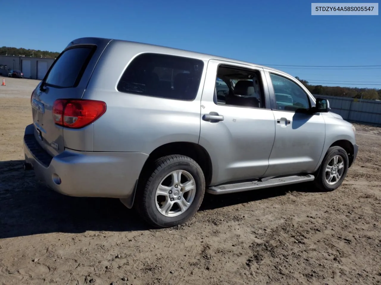 2008 Toyota Sequoia Sr5 VIN: 5TDZY64A58S005547 Lot: 80563744