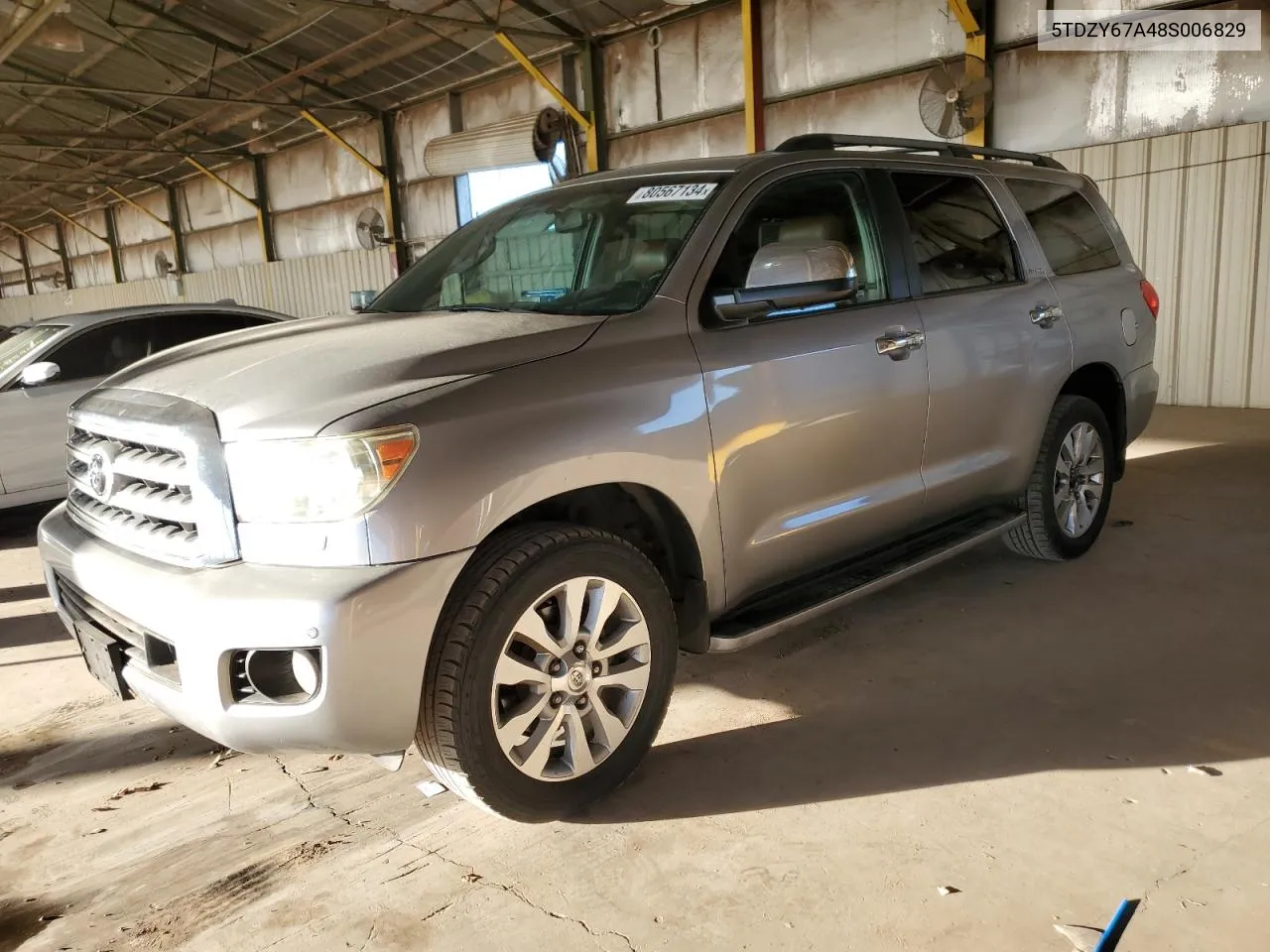 2008 Toyota Sequoia Platinum VIN: 5TDZY67A48S006829 Lot: 80567134