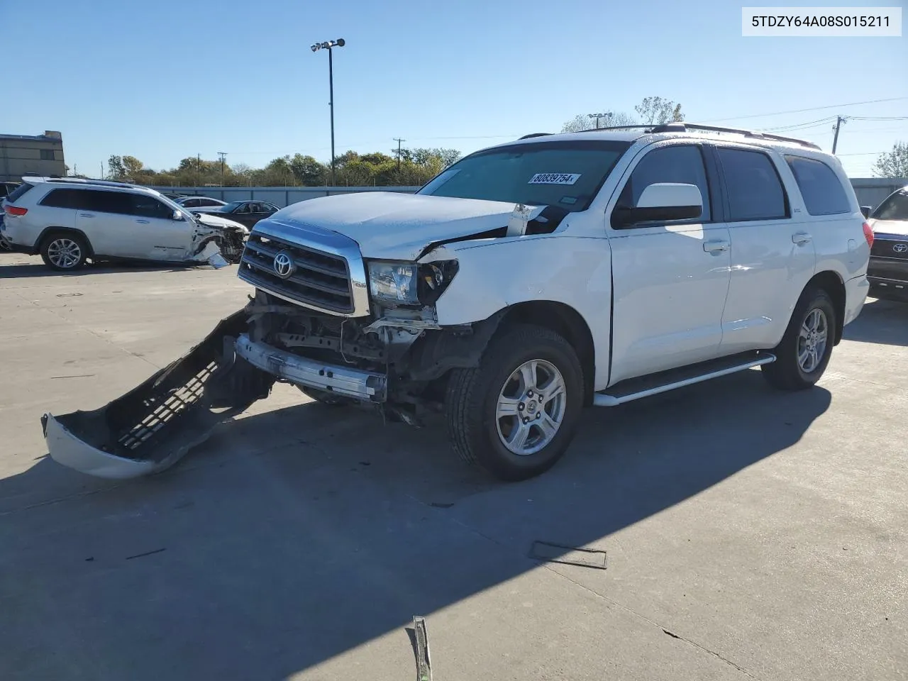 2008 Toyota Sequoia Sr5 VIN: 5TDZY64A08S015211 Lot: 80839754