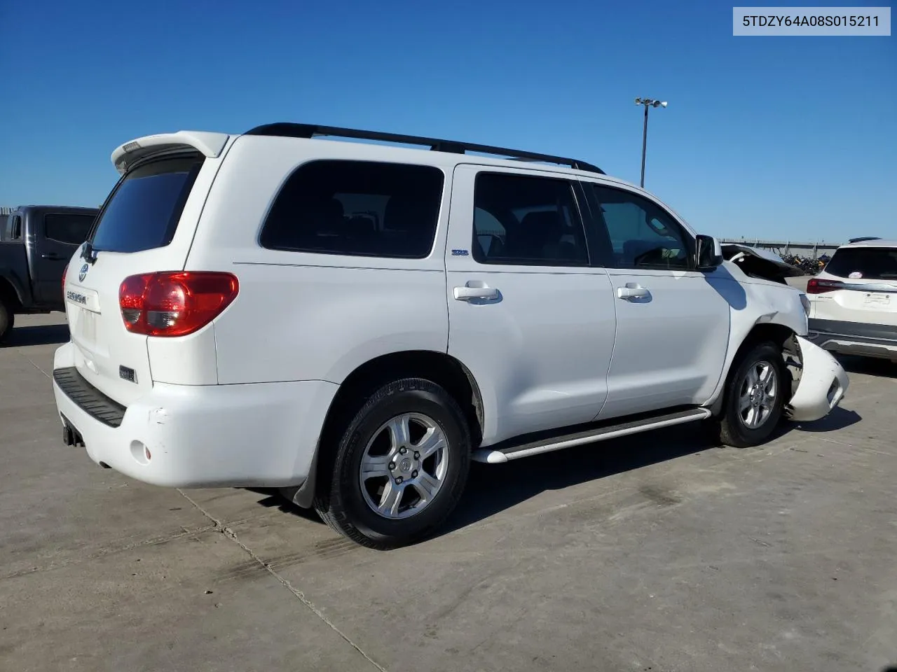 2008 Toyota Sequoia Sr5 VIN: 5TDZY64A08S015211 Lot: 80839754