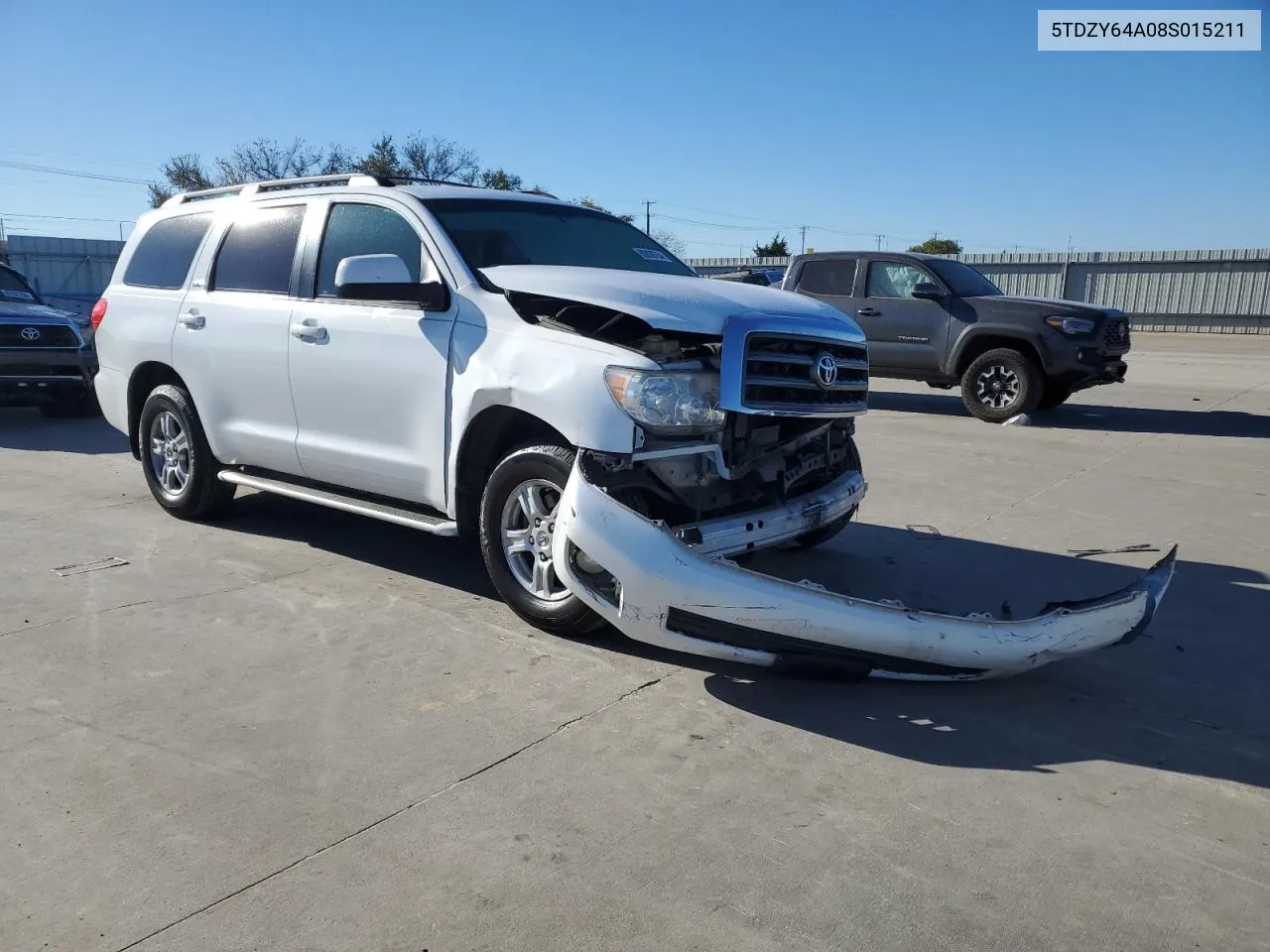 2008 Toyota Sequoia Sr5 VIN: 5TDZY64A08S015211 Lot: 80839754