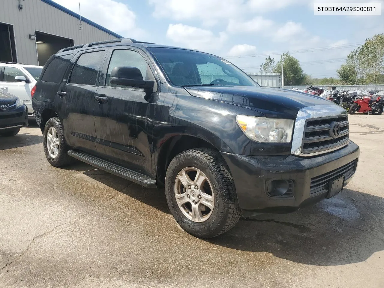 2009 Toyota Sequoia Sr5 VIN: 5TDBT64A29S000811 Lot: 69500674