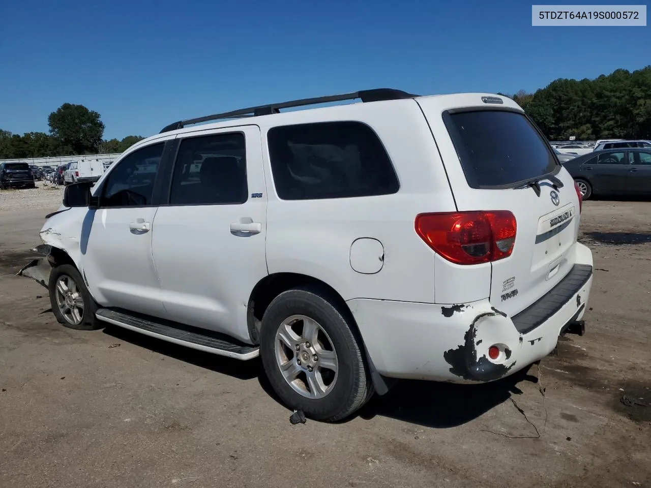 2009 Toyota Sequoia Sr5 VIN: 5TDZT64A19S000572 Lot: 74744104