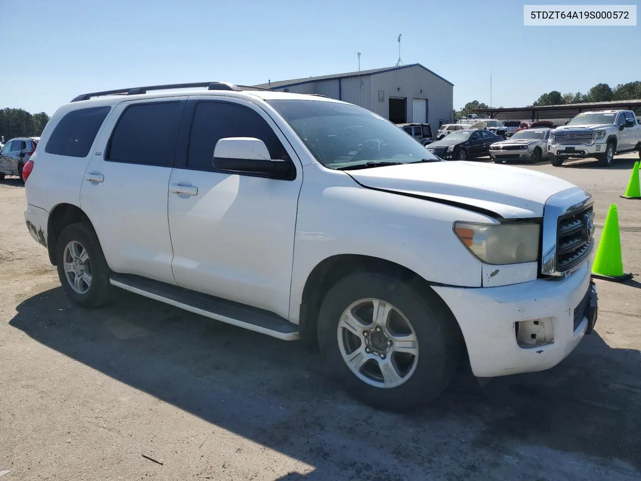 2009 Toyota Sequoia Sr5 VIN: 5TDZT64A19S000572 Lot: 74744104