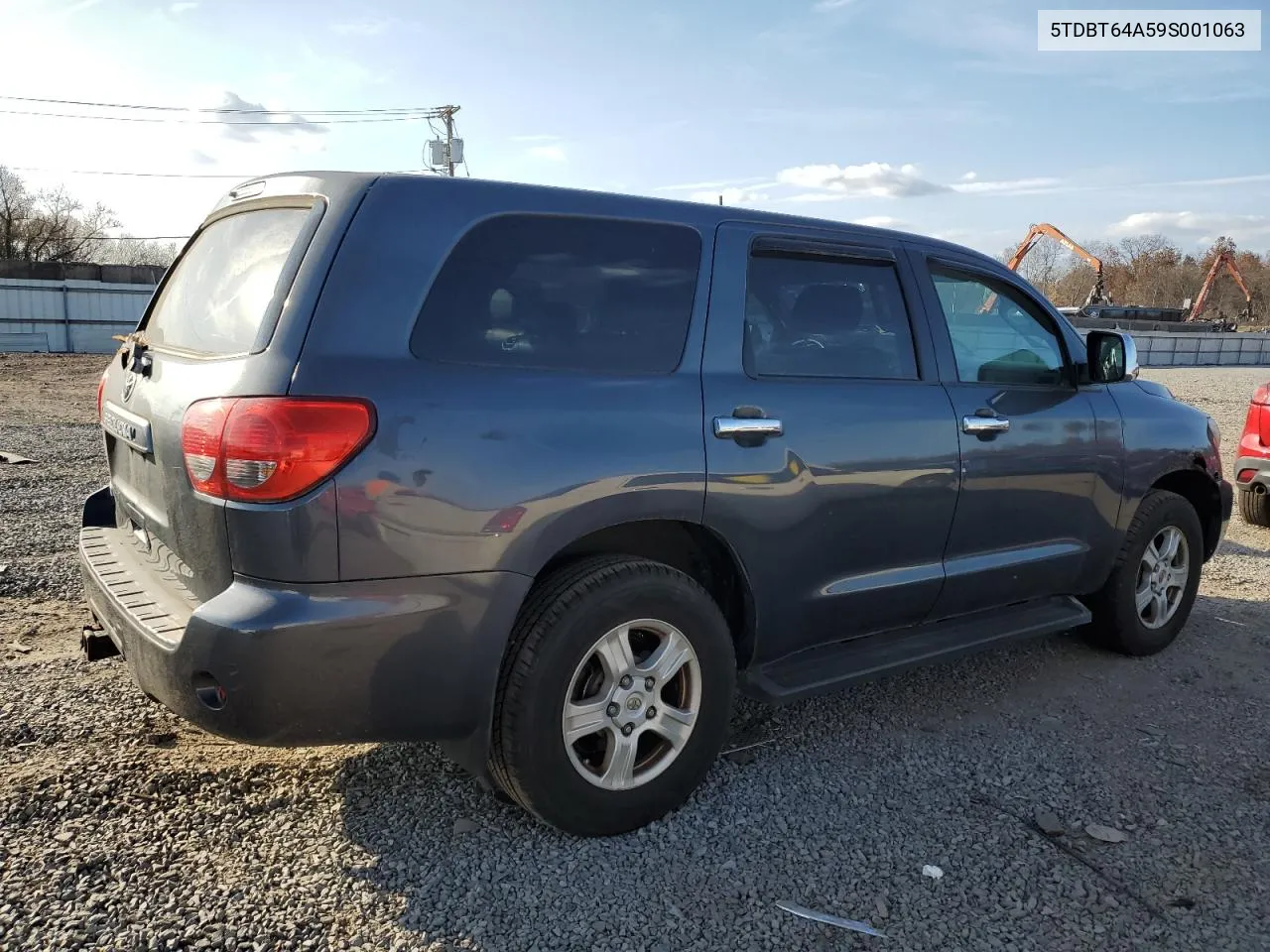 2009 Toyota Sequoia Sr5 VIN: 5TDBT64A59S001063 Lot: 78681354