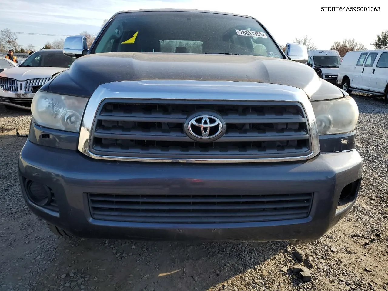 2009 Toyota Sequoia Sr5 VIN: 5TDBT64A59S001063 Lot: 78681354