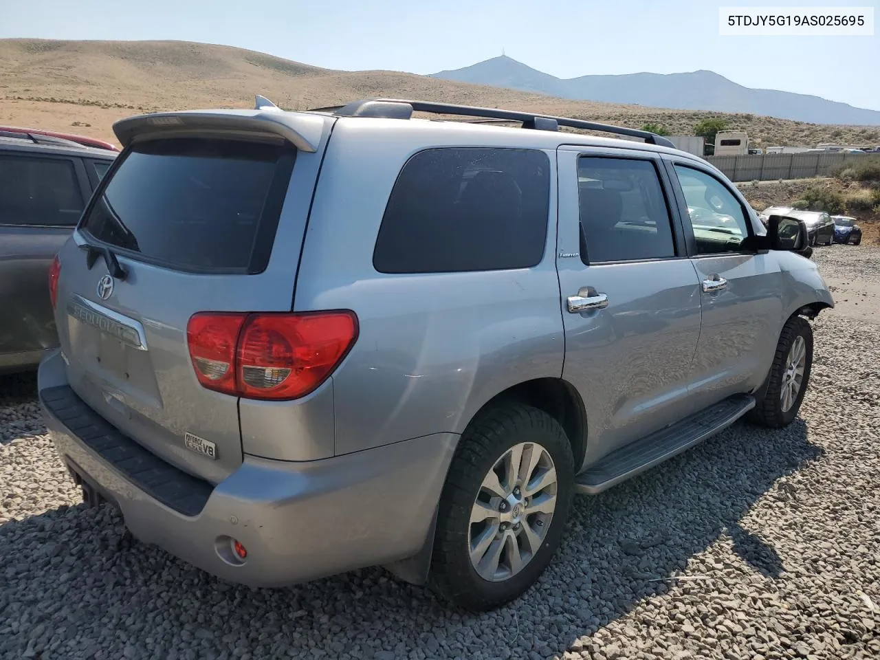 2010 Toyota Sequoia Limited VIN: 5TDJY5G19AS025695 Lot: 62133874