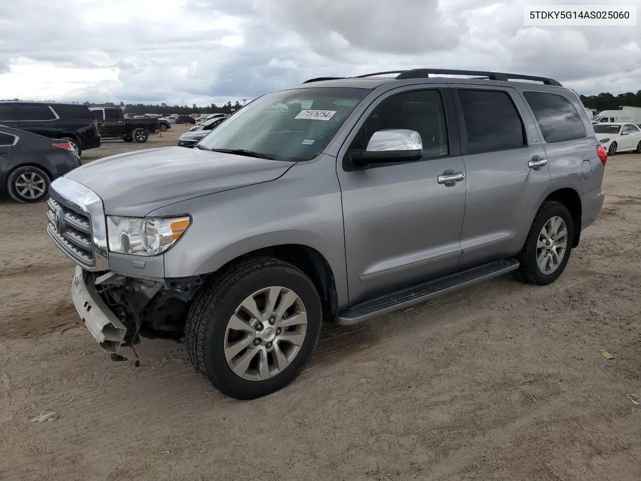 2010 Toyota Sequoia Limited VIN: 5TDKY5G14AS025060 Lot: 71376254