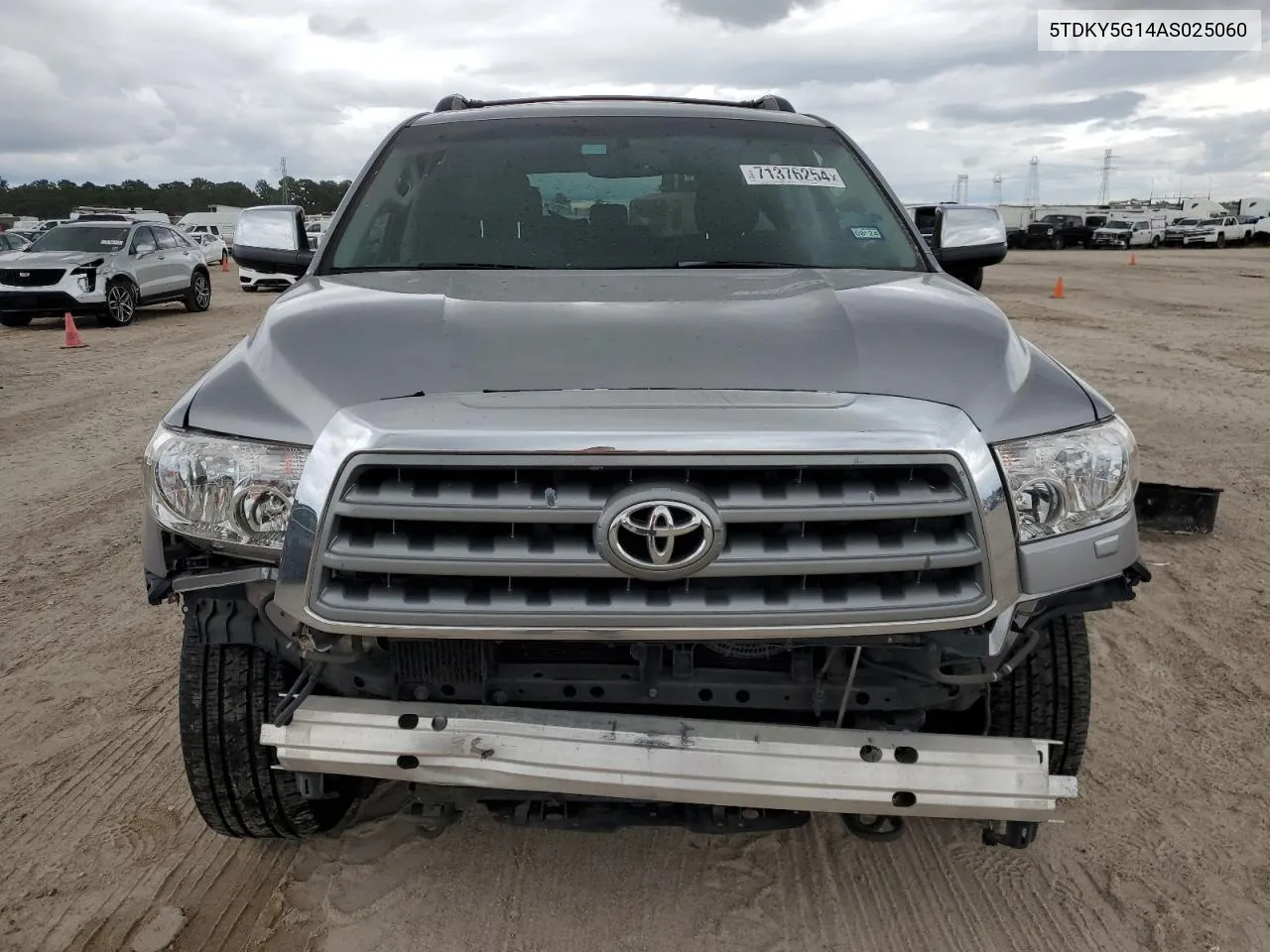 2010 Toyota Sequoia Limited VIN: 5TDKY5G14AS025060 Lot: 71376254