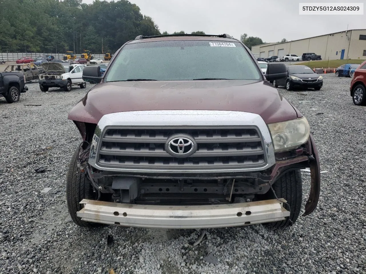 2010 Toyota Sequoia Sr5 VIN: 5TDZY5G12AS024309 Lot: 71584764