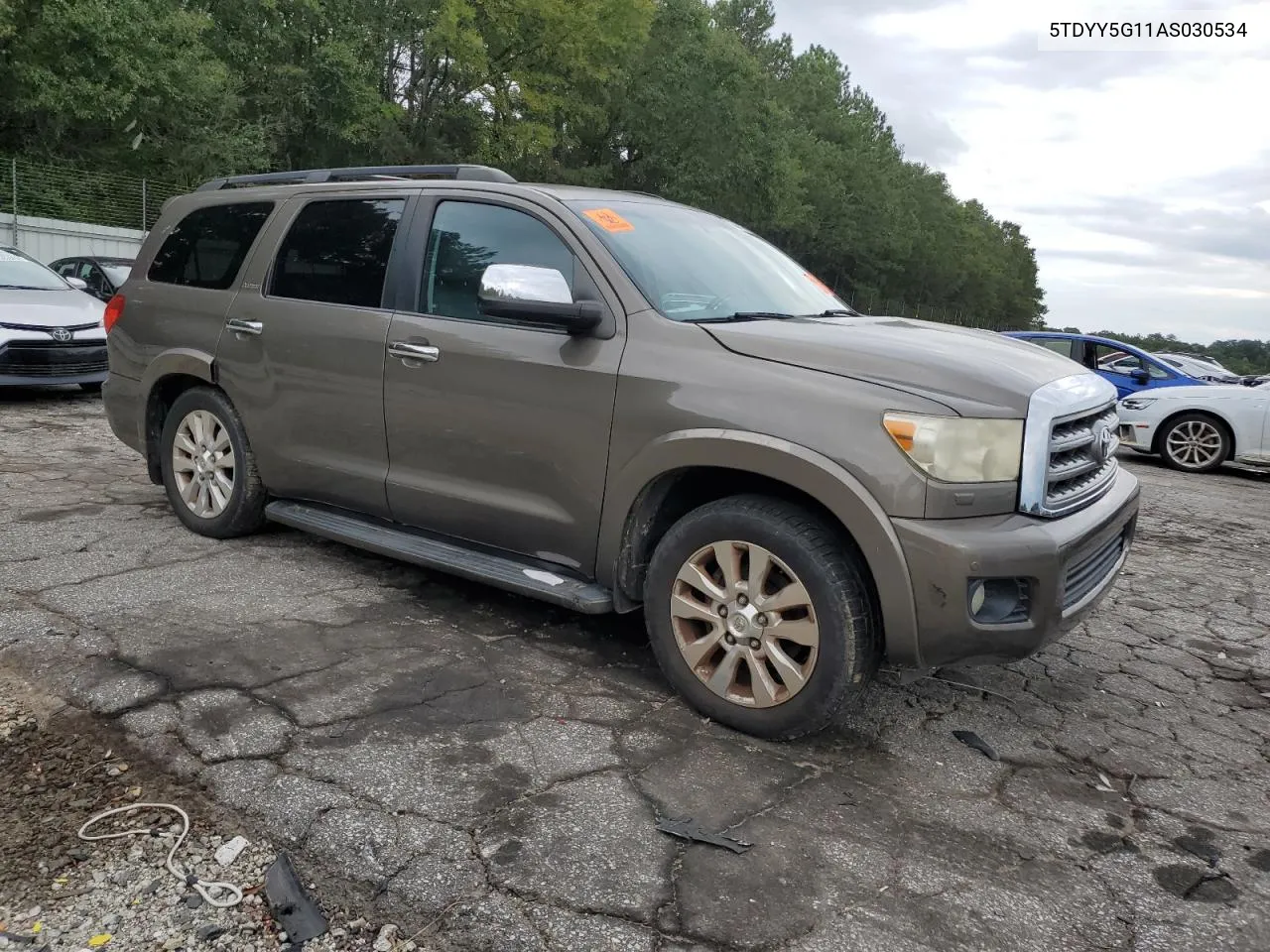 5TDYY5G11AS030534 2010 Toyota Sequoia Platinum