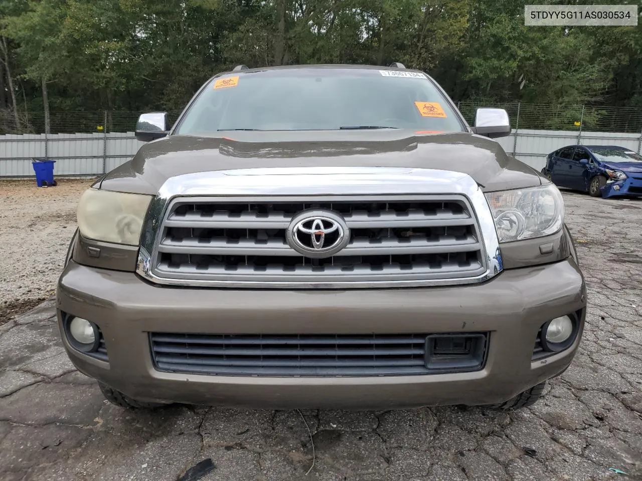 5TDYY5G11AS030534 2010 Toyota Sequoia Platinum