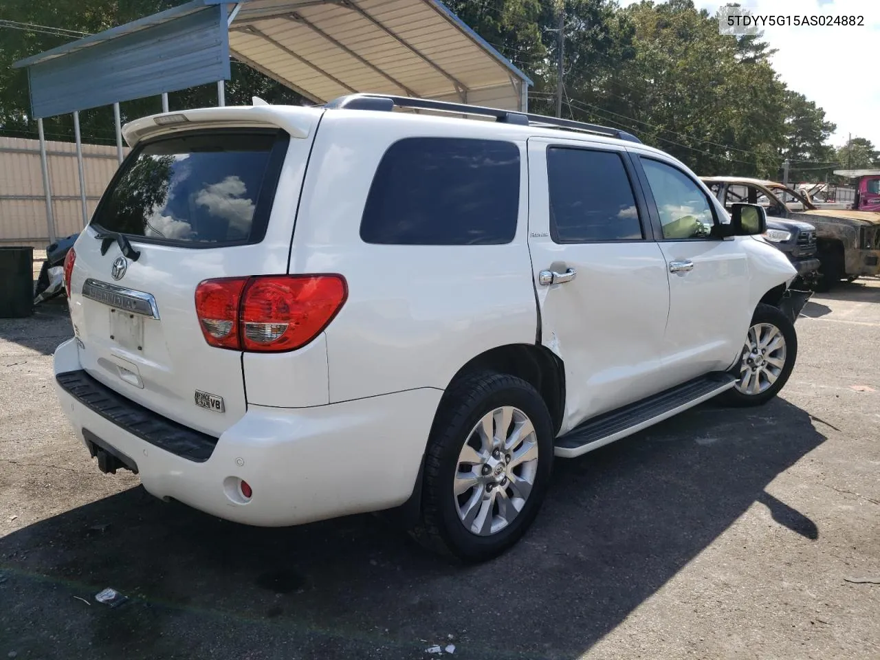 2010 Toyota Sequoia Platinum VIN: 5TDYY5G15AS024882 Lot: 73760524