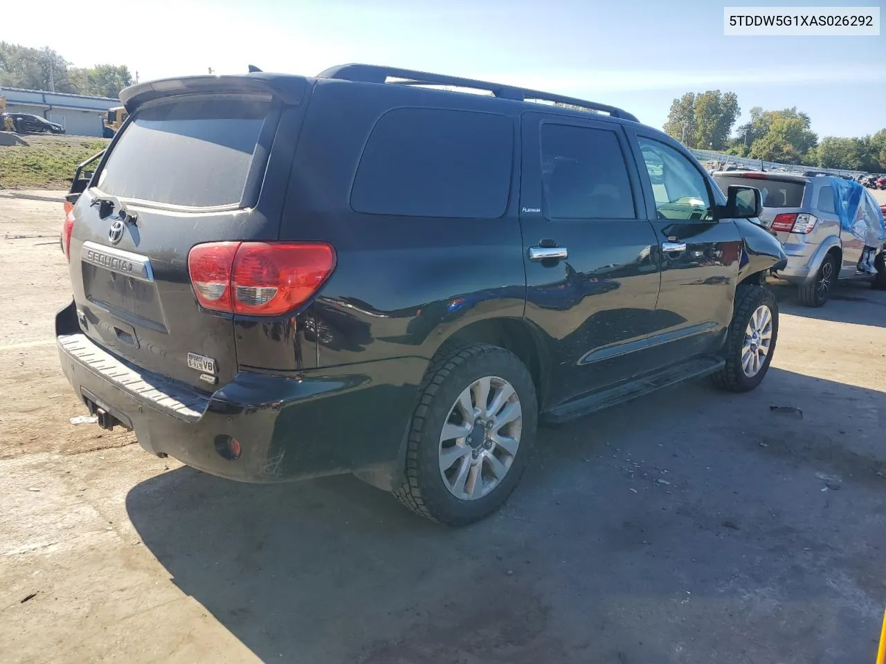 2010 Toyota Sequoia Platinum VIN: 5TDDW5G1XAS026292 Lot: 74438294