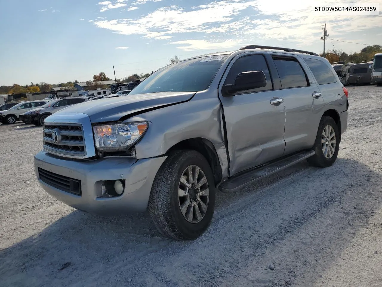 2010 Toyota Sequoia Platinum VIN: 5TDDW5G14AS024859 Lot: 77902944