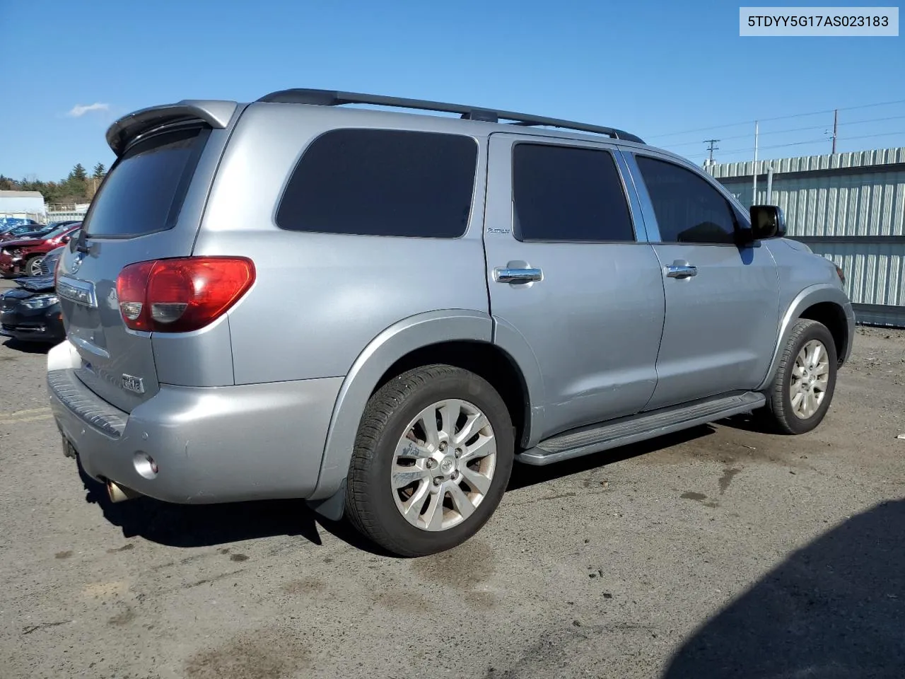 2010 Toyota Sequoia Platinum VIN: 5TDYY5G17AS023183 Lot: 79042654