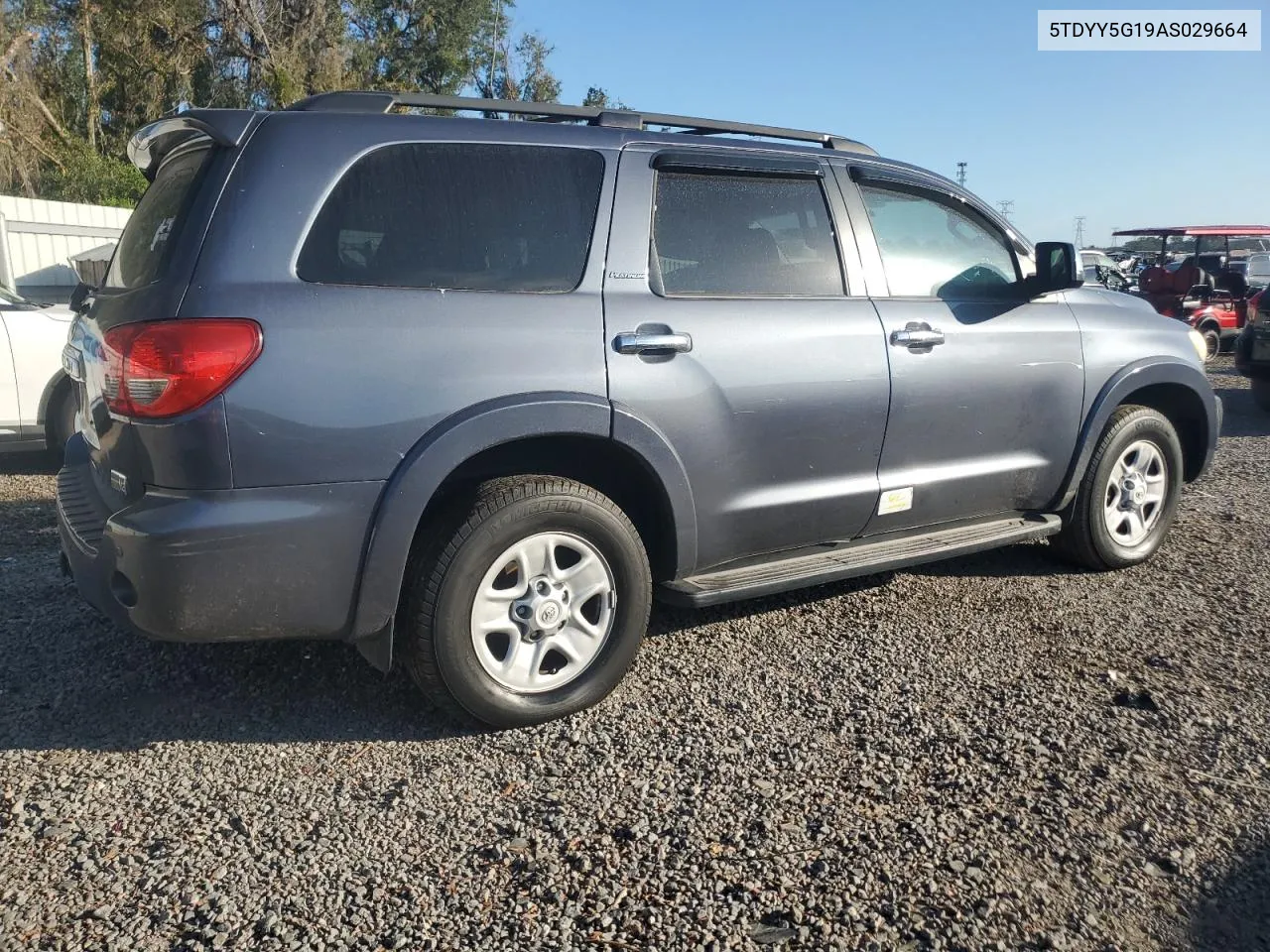 2010 Toyota Sequoia Platinum VIN: 5TDYY5G19AS029664 Lot: 79074764