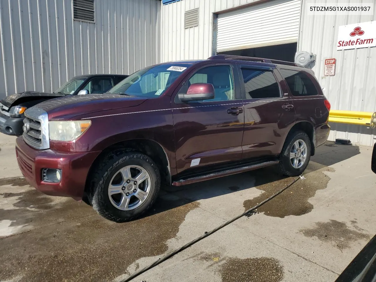 2010 Toyota Sequoia Sr5 VIN: 5TDZM5G1XAS001937 Lot: 79966354