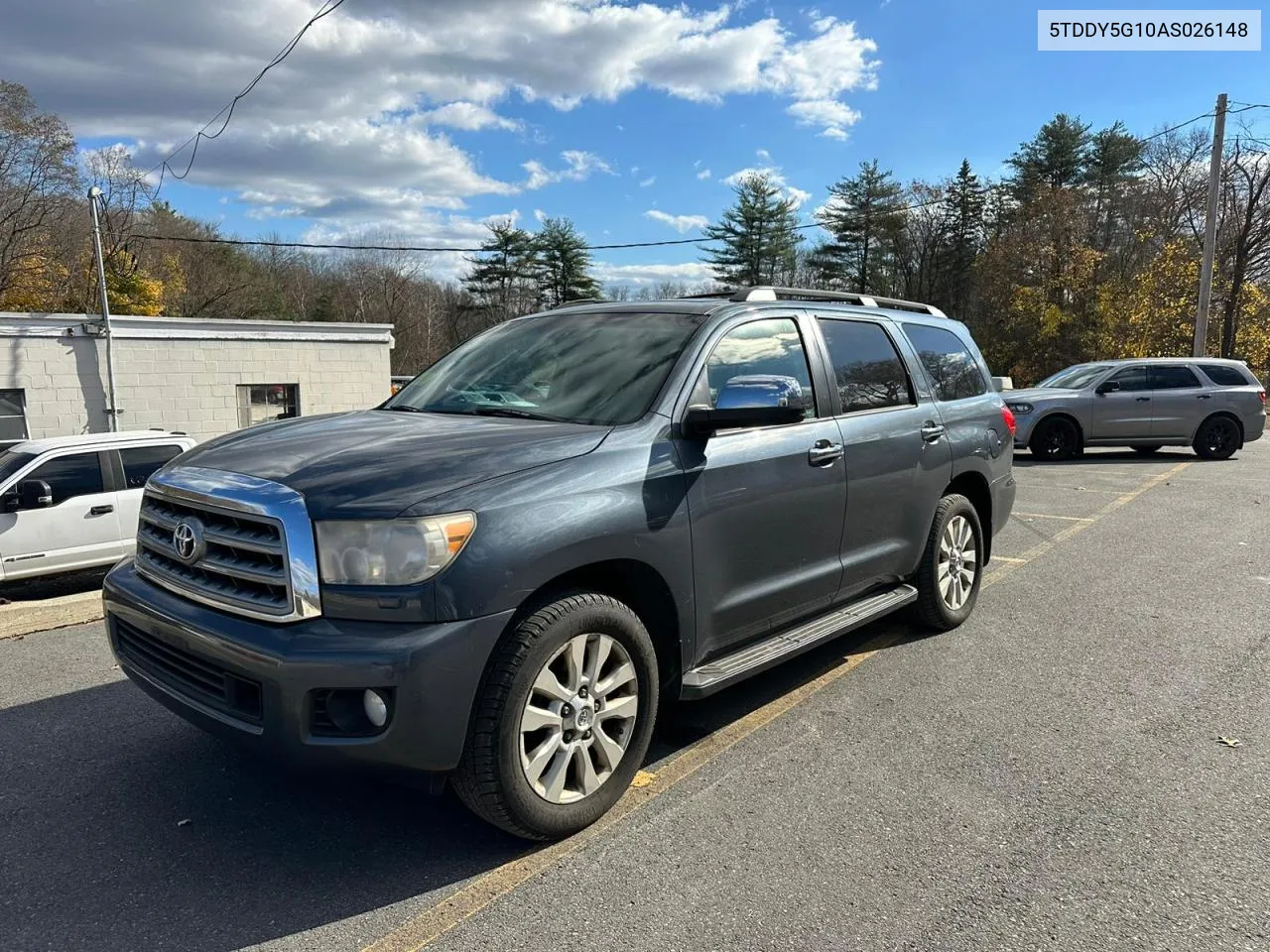 2010 Toyota Sequoia Platinum VIN: 5TDDY5G10AS026148 Lot: 80081424