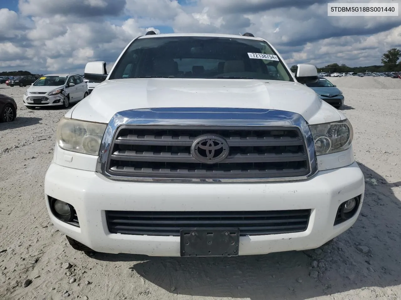 5TDBM5G18BS001440 2011 Toyota Sequoia Sr5