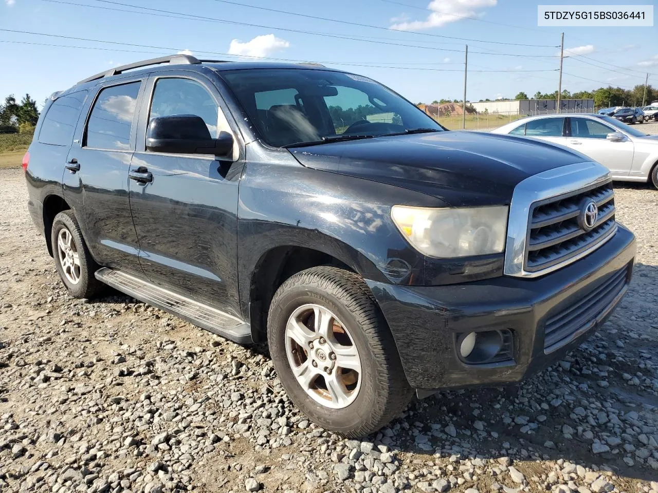 2011 Toyota Sequoia Sr5 VIN: 5TDZY5G15BS036441 Lot: 76203024