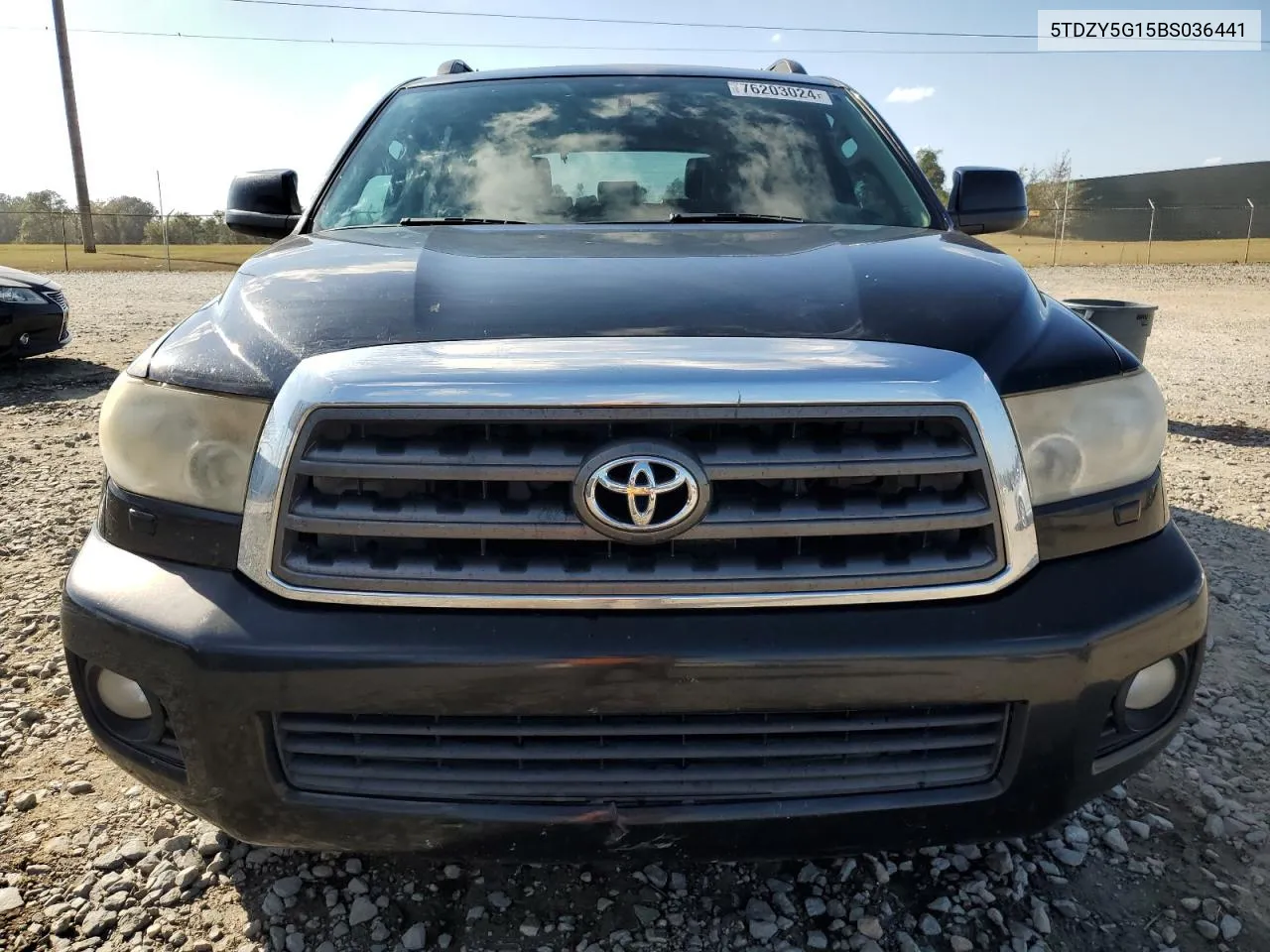 2011 Toyota Sequoia Sr5 VIN: 5TDZY5G15BS036441 Lot: 76203024