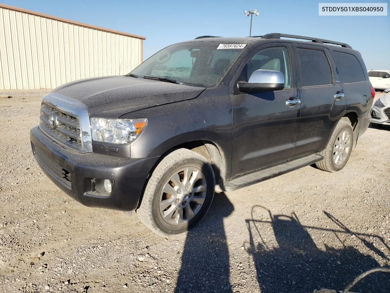 2011 Toyota Sequoia Platinum VIN: 5TDDY5G1XBS040950 Lot: 76597624