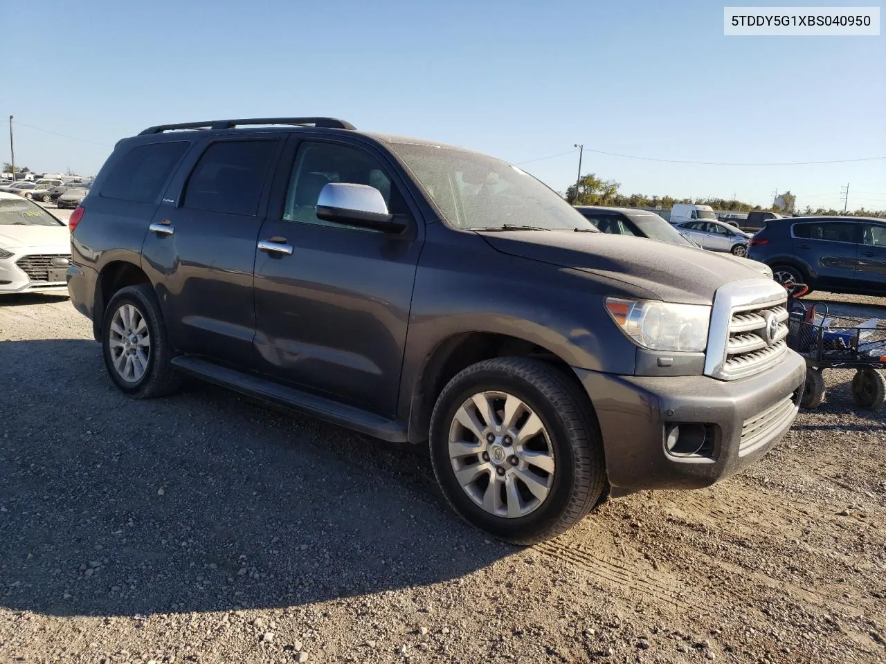 5TDDY5G1XBS040950 2011 Toyota Sequoia Platinum