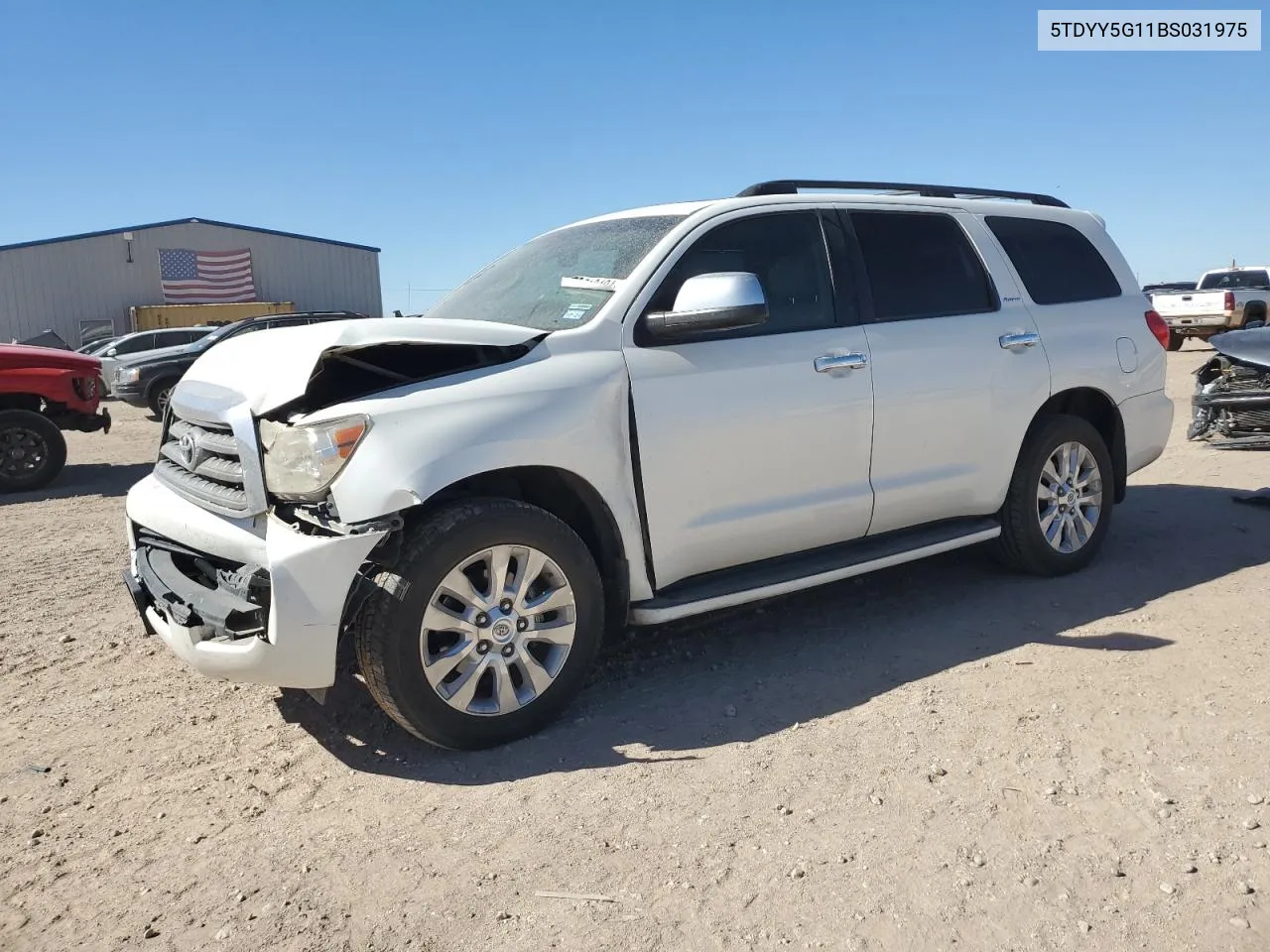 5TDYY5G11BS031975 2011 Toyota Sequoia Platinum