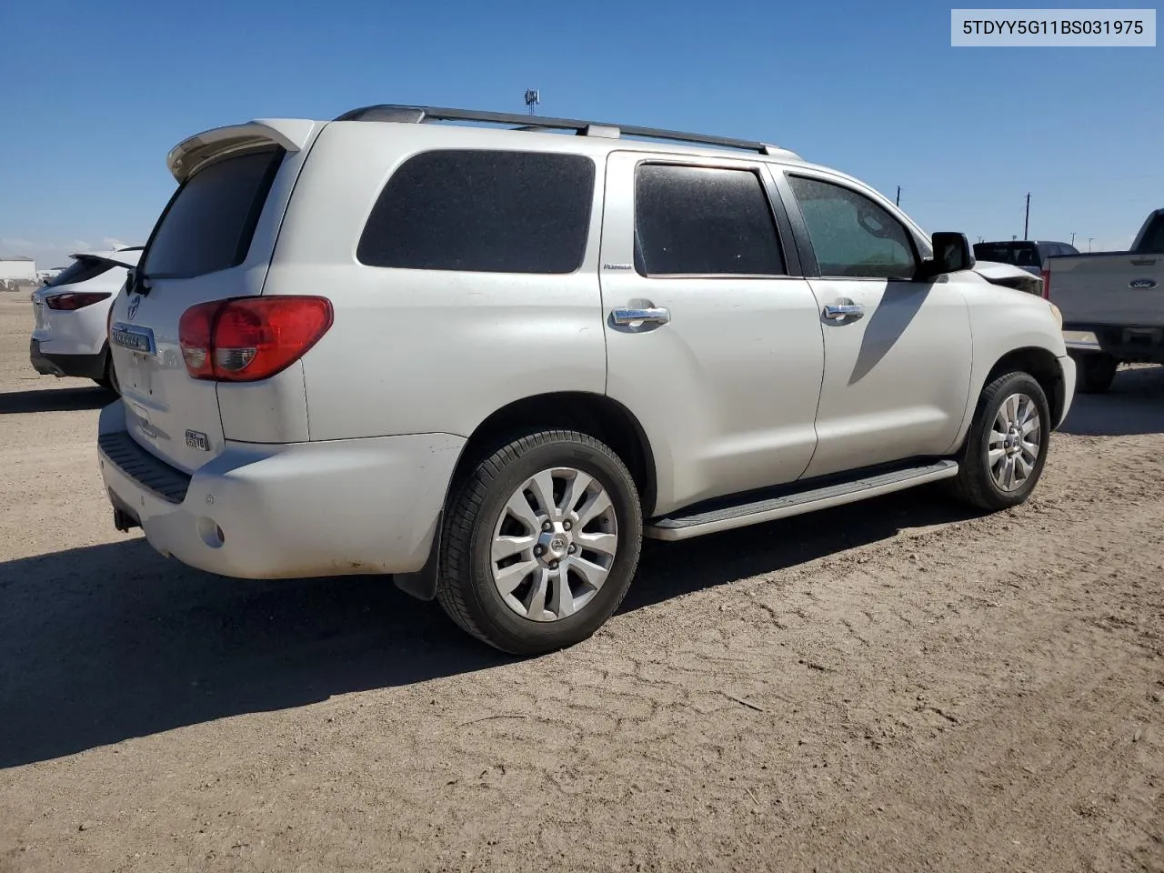 5TDYY5G11BS031975 2011 Toyota Sequoia Platinum