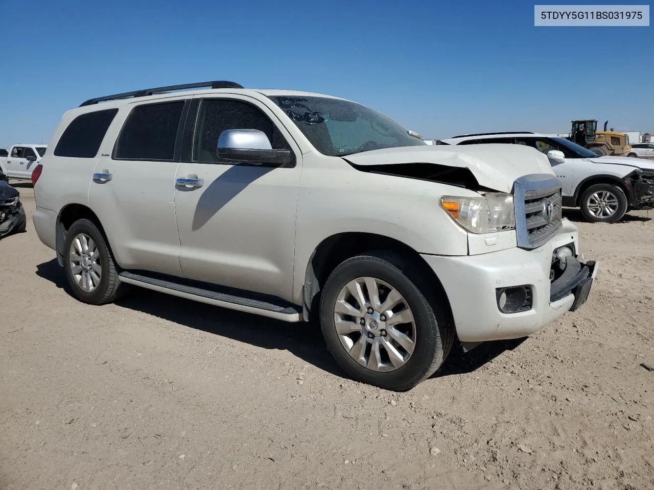 2011 Toyota Sequoia Platinum VIN: 5TDYY5G11BS031975 Lot: 76718494