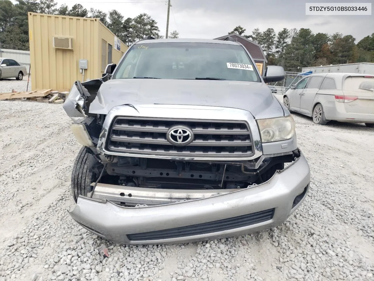 2011 Toyota Sequoia Sr5 VIN: 5TDZY5G10BS033446 Lot: 78073034